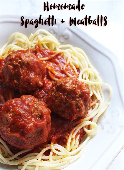 Homemade Spaghetti and Meatballs with Ragu • The Southern Thing