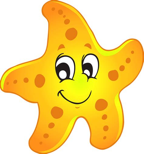 cartoon starfish - Clip Art Library