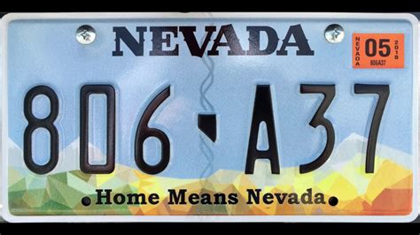 Nevada License plate history 1960-Present day - YouTube