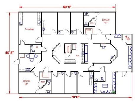 Solutions » Modular Medical Clinic For Two Doctor Practice 3280 Sf | Diseño de consultorio ...