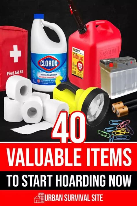 40 Valuable Items to Start Hoarding Now in 2024 | Hoarding, Emergency preparedness kit ...