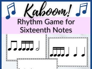 Semiquaver Note Kaboom! Rhythm Game for Elementary Music Centers | Teaching Resources