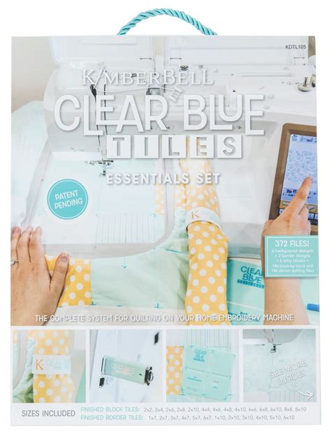 Kimberbell Clear Blue Tiles, Essential Set