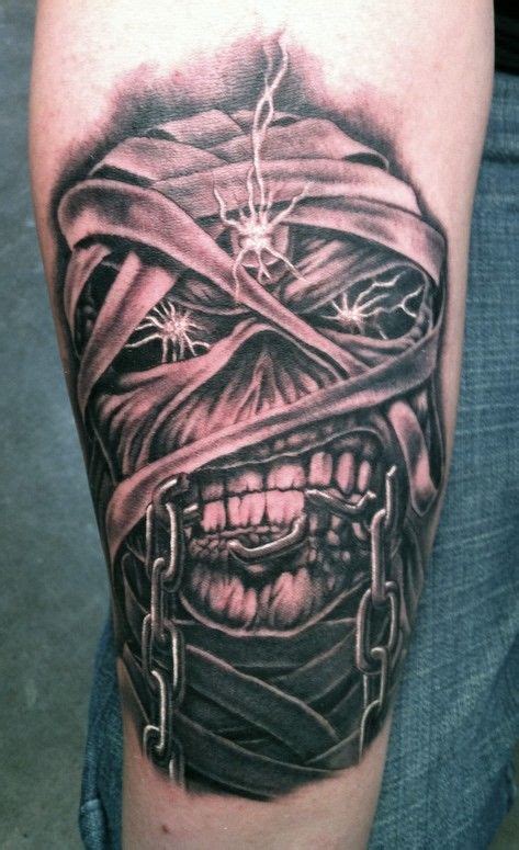 Iron Maiden Eddie Powerslave Mummy By Bob Tyrell | Eddie tattoo, Iron maiden tattoo, Tattoos