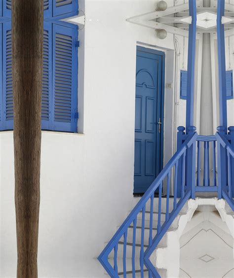 Free Images : mykonos, blue, property, structure, architecture, wall, window, building, facade ...