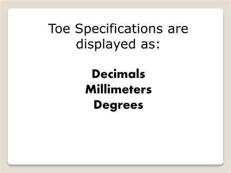 PPT - TOE IN/TOE OUT MEASUREMENT PowerPoint Presentation, free download - ID:1990971