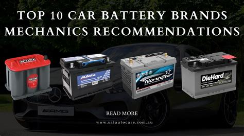 Top 10 Car battery brands - Mechanics Recommendations 2022