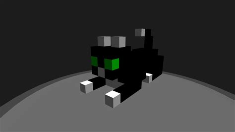 SimplePlanes | A cat statue from Minecraft