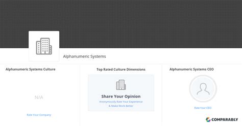 Alphanumeric Systems Culture | Comparably