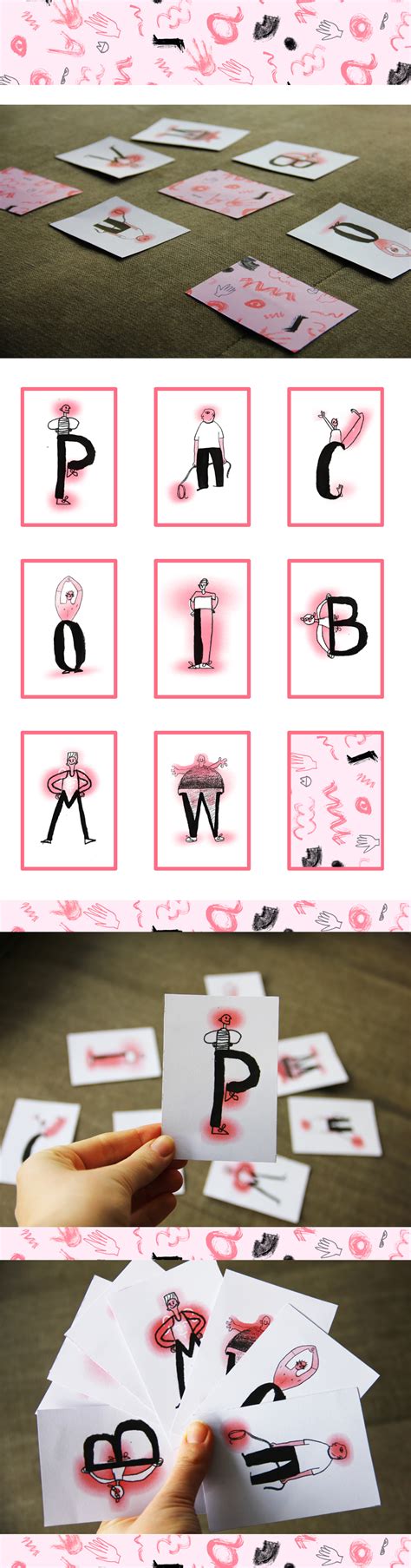 ABC cards on Behance