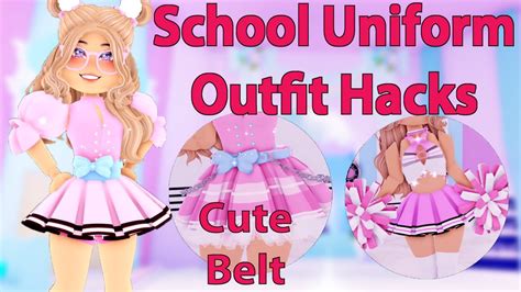 School Uniform Hacks You Need For The New School Royale High Outfit And Accessory Hacks - YouTube