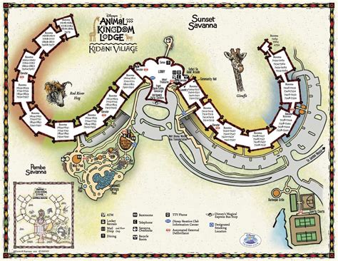 Animal Kingdom Lodge Map - Map Of The World