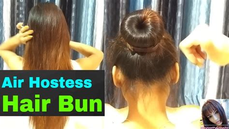 Simple Cabin Crew Hair Bun - Wavy Haircut