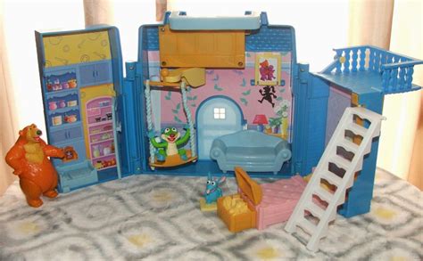 Rare~Henson~BEAR IN THE BIG BLUE HOUSE Playset w/Figurines Treelo, Tutter & Bear | Big blue ...