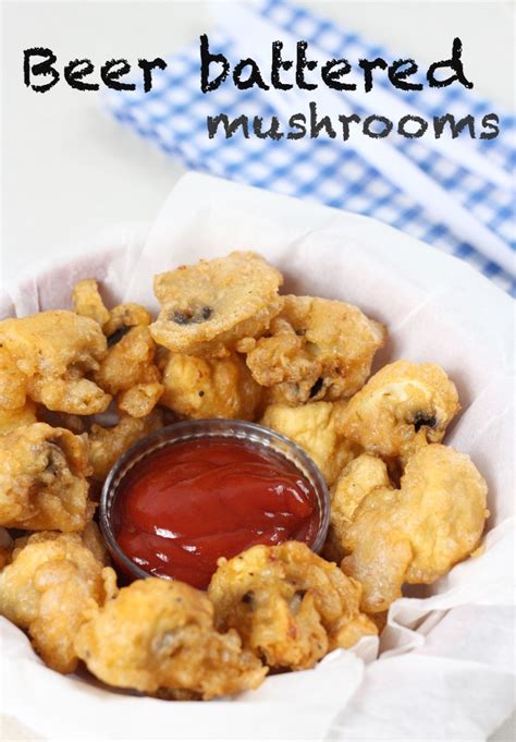 Beer Battered Mushrooms deep fried at home | Deep fried recipes ...