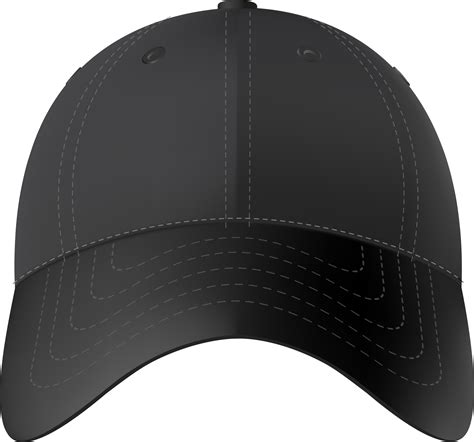 gorra de beisbol negra 11356625 PNG