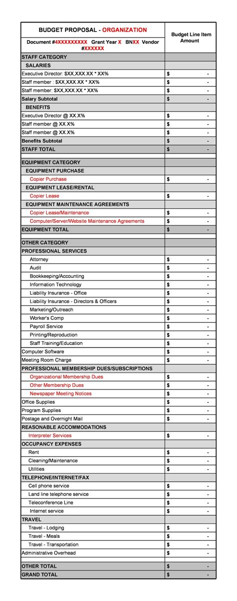 20 Budget Proposal Template Excel - Free Popular Templates Design