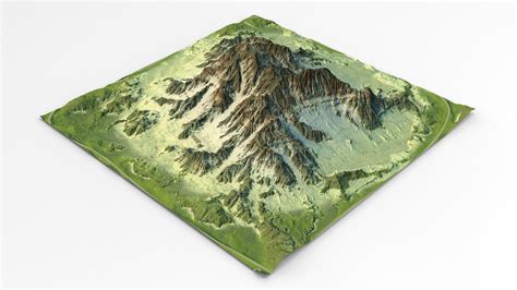 3D terrain maps - TurboSquid 1527029