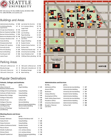 Seattle University Map - Seattle University Seattle WA • mappery