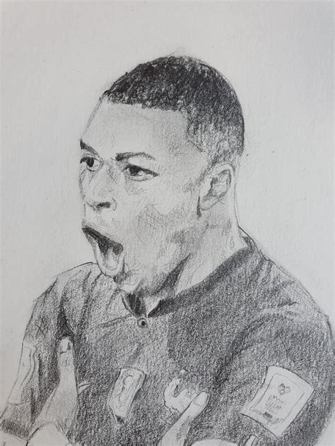 Kylian Mbappé World Cup 2022 Drawing - Etsy