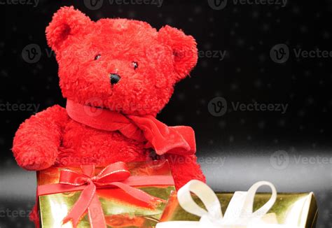 Teddy bear and gift boxes 8159693 Stock Photo at Vecteezy