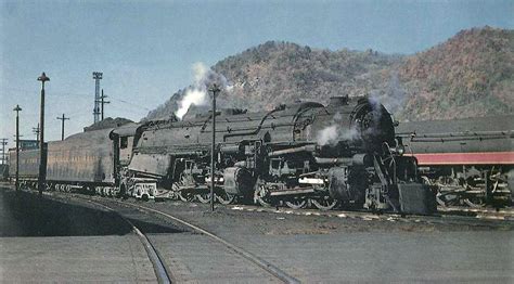 transpress nz: Norfolk and Western class A articulated 4-6-6-4 steam locomotive in Ohio, 1959