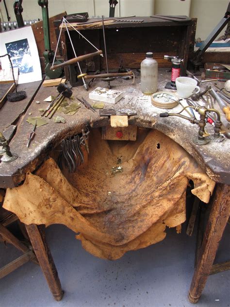 Jewelry bench | Jewelry workshop, Jewellers bench, Craft studio