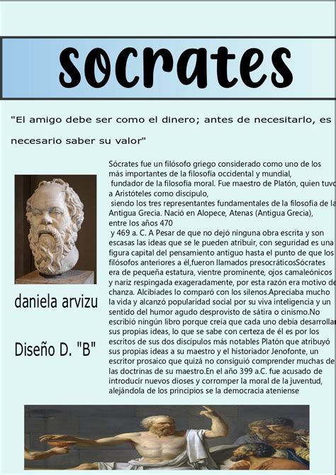 Infografía sobre Sócrates | Obras de socrates, Sócrates, Filosofia socrates