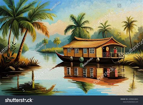 18 Kerala Oil Painting Images, Stock Photos & Vectors | Shutterstock