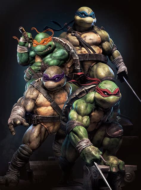 Online crop | HD wallpaper: ArtStation, artwork, Teenage Mutant Ninja ...