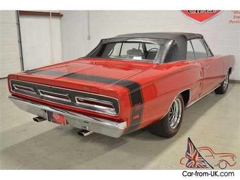 69 Dodge Coronet R/T Convertible Original 440 w/ 375 HP 4 Barrel Red/White