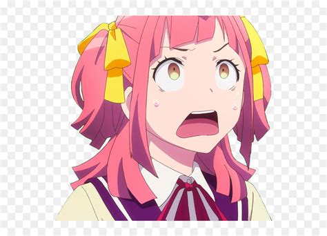 Transparent Shocked Face Png - Anime Girl Shocked Face, Png Download - vhv