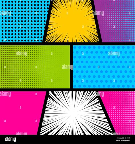 Pop art comic book strip background Stock Vector Image & Art - Alamy