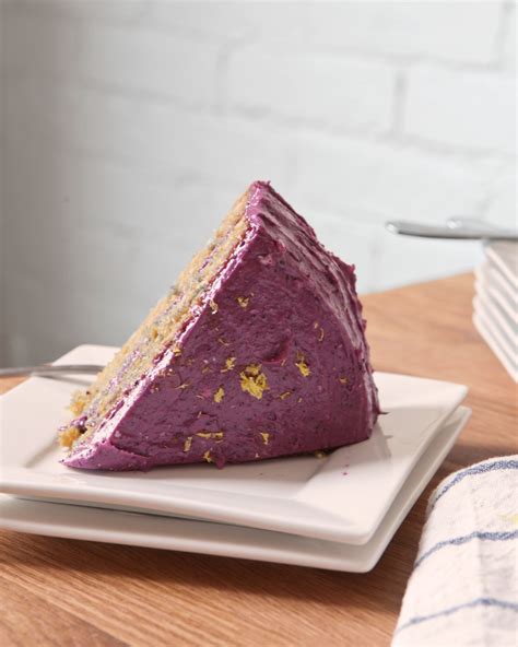 Earl Grey Tea Cake with Blueberry Cream Cheese Frosting — a Better Happier St. Sebastian