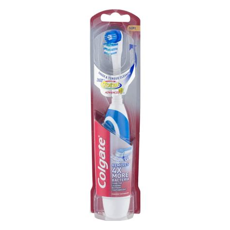 Colgate 360 Advanced Battery Powered Toothbrush with Cheek & Tongue ...