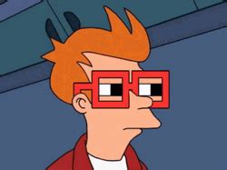 Fry Futurama Squint Look GIF | GIFDB.com