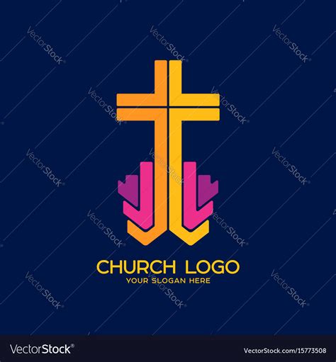 Cross of the savior jesus christ Royalty Free Vector Image