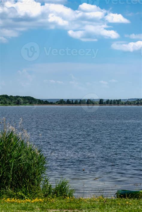 Madine lake located in Meuse in Lorraine in the Grand Est region, numerous activities, camping ...