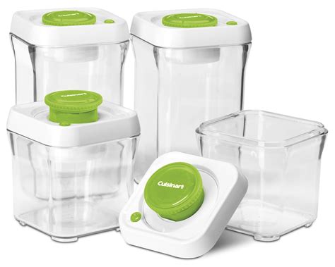 Fresh Edge 8-Piece Vacuum Sealed Food Storage Containers - Walmart.com