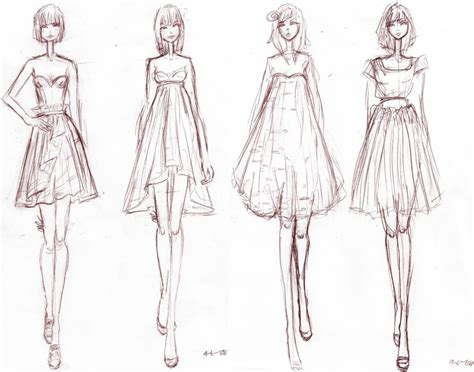 15 Lovely How To Fashion Sketch For Beginners