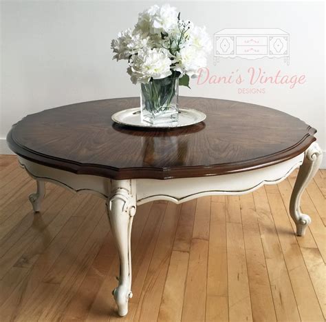 French Provincial Round Coffee Table | Coffee table makeover, Coffee ...