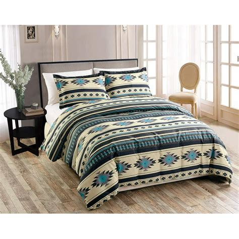 Chezmoi Collection 3-Piece Southwestern Multi-Color Duvet Cover and Sham Set - Walmart.com ...