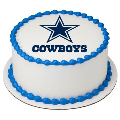 Dallas Cowboys Edible Image Cake Topper in 2021 | Edible image cake topper, Edible image cake ...