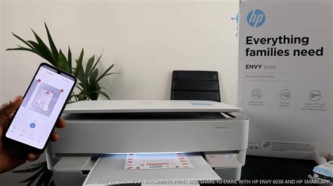 How To Scan Your Document, Print, and Share to Email with HP Envy 6030 ...