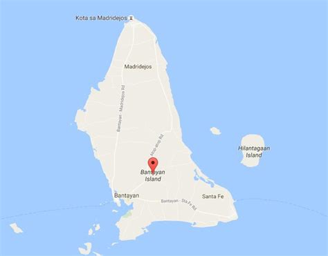 Map of Bantayan Island