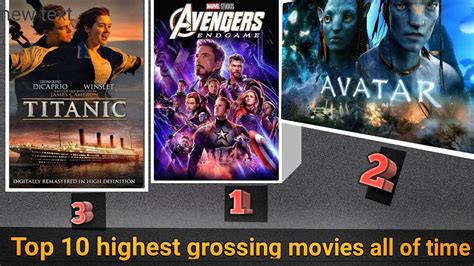 The Top 10 Highest Grossing Movies Of All Time in Worldwide - YouTube