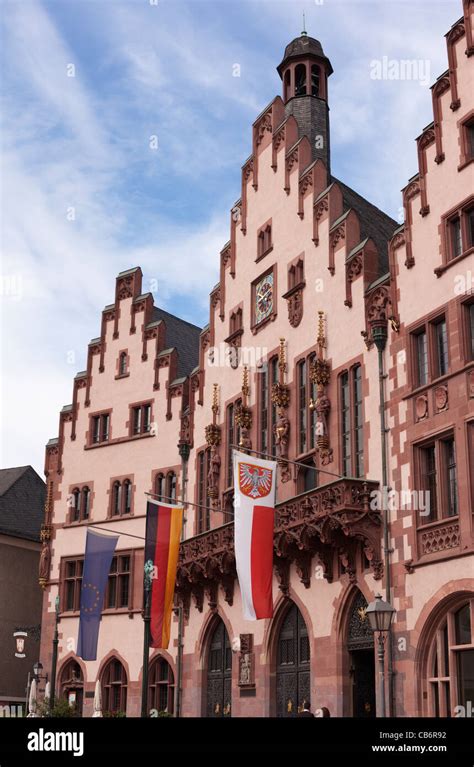 Frankfurt City Hall on Romerberg Square - Frankfurt, Germany Stock Photo - Alamy