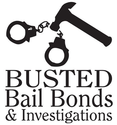 Bail Bonds Logo by Busted Bail Bonds | Bail, Bond, Logos