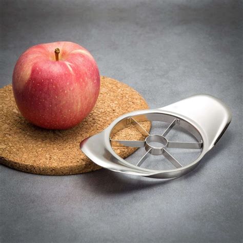 Abhi Silver Stainless steel apple cutter slicer with 8 blades and ...