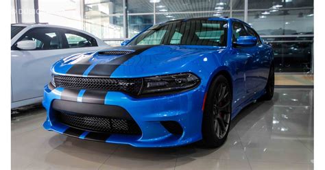 Dodge Charger SRT Hellcat for sale: AED 269,999. Blue, 2016